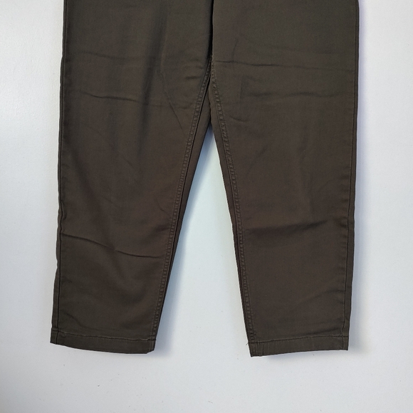 Roots Utility Pants French Terry Patch Pocket Ankle Length Size 8 - Picture 7 of 15